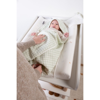 Полотенце с капюшоном Childhome Forest, 80x80 см, мятное (CCBCJVF) - Pampik - 7