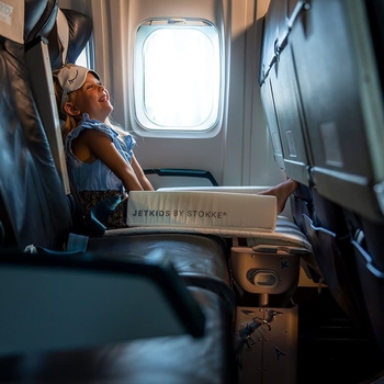 Валіза-ліжечко для подорожей Stokke JetKids Bedbox Full Moon, кремова (534506) - Pampik - 5