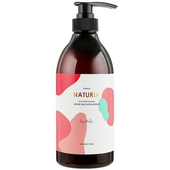 Гель для душу Naturia Creamy Milk Body Wash Fig Pulp Інжир, 750 мл - Pampik