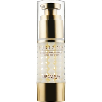 Крем-гель для кожи вокруг глаз с жемчужной пудрой Bioaqua Pure Pearls, 35 мл - Pampik