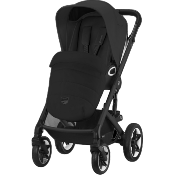 Прогулянковий візочок Cybex Talos S Lux BLK Moon Black, з бампером, чорний (522004713) - Pampik
