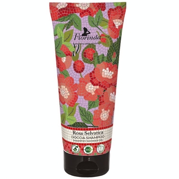 Шампунь-гель для душу Florinda Мозаїка Дика троянда, 30 мл - Pampik