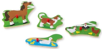 Звуковий пазл Melissa&Doug Ферма старого Макдональдса (MD738) - Pampik - 3
