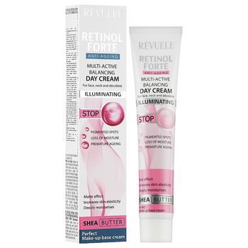 Мультиактивный крем для лица Revuele Retinol Forte Балансирующий, дневной, 50 мл - Pampik