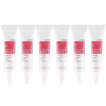 Гель інтенсивної дії Lakme K.Therapy Peeling Shock Gel, проти лупи, 6 шт. х 15 мл - Pampik