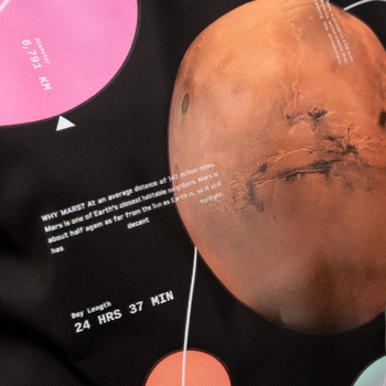 Рюкзак Yes TS-93 Andre Tan Space Pink, черный с розовым (559036) - Pampik - 12