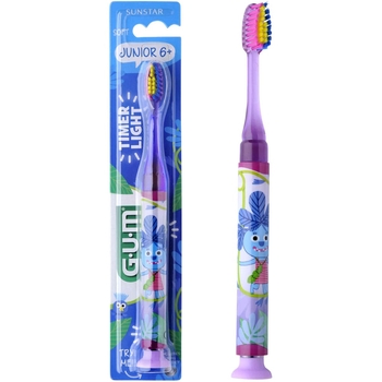 Зубна щітка GUM Junior Monster Light-Up, м'яка - Pampik - 6