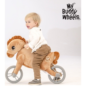 Біговел YVolution My Buddy Wheels Конячка, коричневий (N101231) - Pampik - 9