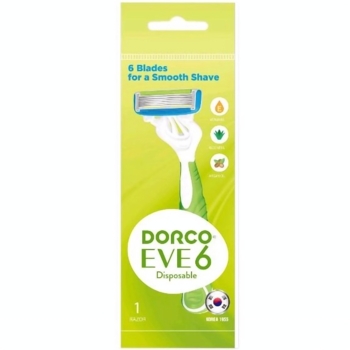 Бритва одноразова Dorco Eve6 6 лез, 1 шт. - Pampik
