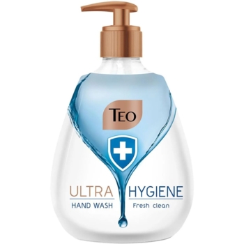 Мило рідке Teo Milk Ultra Hygiene, з дозатором, 400 мл - Pampik