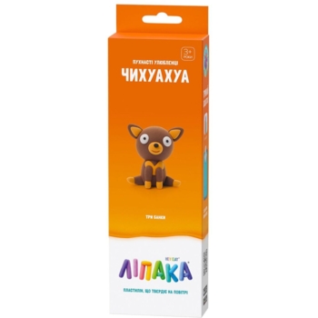 Набір пластиліну Ліпака Пухнасті улюбленці Чихуахуа (30111-UA01) - Pampik