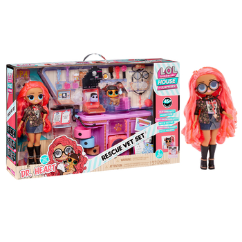 Ігровий набір із лялькою L.O.L. Surprise Dr. Heart Rescue Vet Set (591559) - Pampik - 7