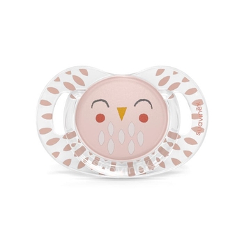 Пустушка фізіологічна Suavinex Bonhomia, 18+ міс., рожева (307815) - Pampik