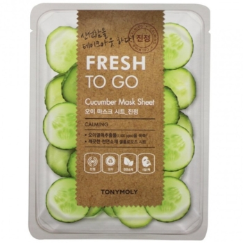 Маска тканевая для лица Tony Moly Fresh To Go Cucumber Огурец, 25 г - Pampik
