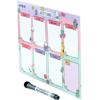 Планер настінний Kite Cats на тиждень сухостираємий А4 (K22-471-2) - Pampik - 2