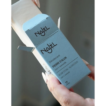 Натуральный дезодорант-кристалл Najel Alum Stone Natural Deodorant 90 г - Pampik - 6