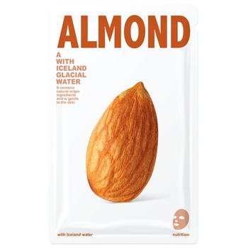 Тканинна маска для обличчя CNF The Iceland Almond Мигдаль 20 г - Pampik