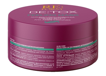 Маска-пилинг Re:form De:tox Очищение и детоксикация волос, 230 мл - Pampik - 2