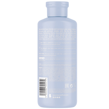 Шампунь Lee Stafford Bleach Blondes Ice White Toning Shampoo 250 мл - Pampik - 2