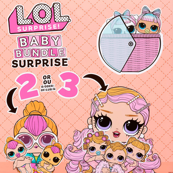 Ігровий набір з ляльками L.O.L. Surprise Baby Bundle Малюки, в асортименті (507321) - Pampik - 6