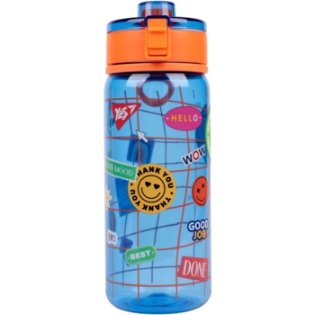 Бутылка для воды Yes Sticky Mood, 600 мл, голубая (707957) - Pampik