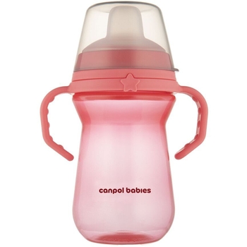 Кружка тренировочная Canpol babies First Cup Bonjour Paris, 250 мл, розовый (56/615_pin) - Pampik