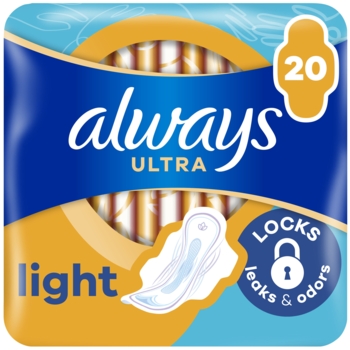 Гігієнічні прокладки Always Ultra Light, 20 шт. - Pampik