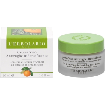 Крем для обличчя L'Erbolario Crema Viso Antirughe Ridensificante з воском з апельсинової кірки та люцерною, від зморшок, 50 мл - Pampik