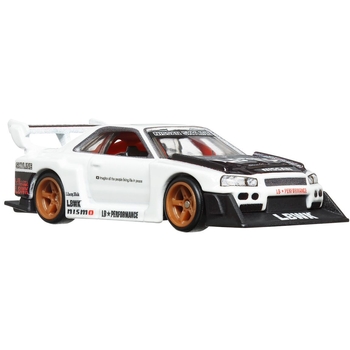 Автомодель Hot Wheels Boulevard Nissan Skyline Super Silhouette LB-ER34 біла з чорним (GJT68/HKF21) - Pampik - 3