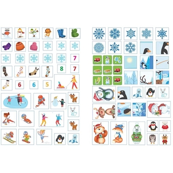 Дитяча книга Талант Веселі забавки для дошкільнят Christmas sticker book. Зимові розваги (9789669890351) - Pampik - 4