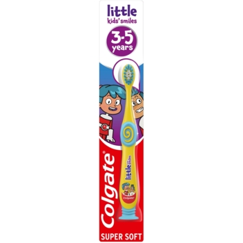 Дитяча зубна щітка Colgate Little Kids Smiles жовта - Pampik