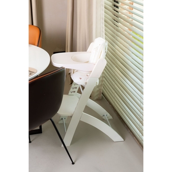 Подушка к стулу для кормления Childhome Evosit High Chair, белая (CCEVOSITJOH) - Pampik - 8
