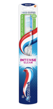 Зубна щітка Aquafresh Intense Clean, середньої жорсткості, блакитний - Pampik - 2