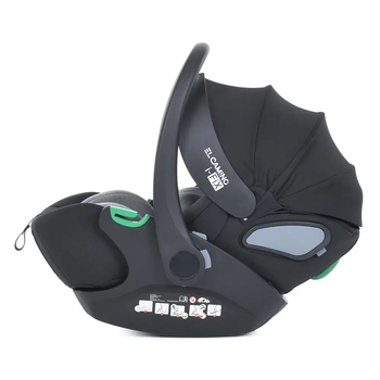 Автокресло El Camino i-FIX ME 1110 Royal Dark Gray темно-серое (25882) - Pampik - 3