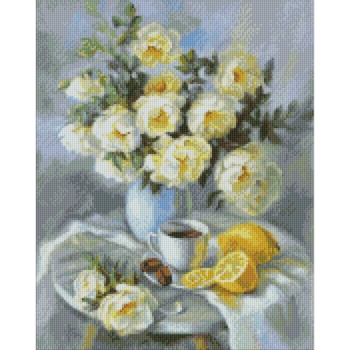 Набір з алмазною мозаїкою Ідейка Сонячний настрій, 50х40 см (AMO7527) - Pampik