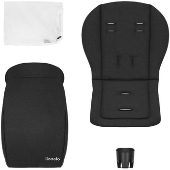 Прогулянкова коляска Lionelo Annet Tour Lovin, чорна (LO-ANNET TOUR LOVIN) - Pampik - 10