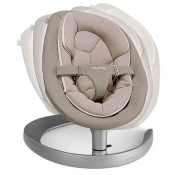 Шезлонг-гойдалка Nuna Leaf Grow Biscotti, з ігровою дугою, бежевий (SE10306BISGL) - Pampik - 4