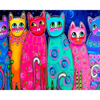 Алмазна мозаїка Santi Art cats, 40х50 см (954451) - Pampik
