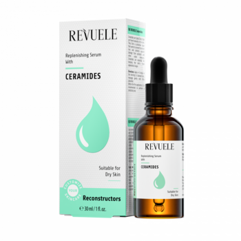 Сыворотка для лица Revuele Replenishing Serum Ceramides с керамидами, 30 мл - Pampik