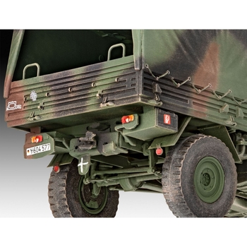 Сборная модель Revell Грузовик Unimog 2T milgl, уровень 5, масштаб 1:35, 190 деталей (RVL-03337) - Pampik - 5
