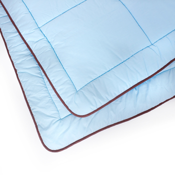 Одеяло бамбуковое MirSon Valentino №0428, зимнее, 110x140 см, голубое - Pampik - 3