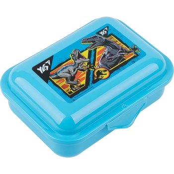 Ланч-бокс Yes Jurassic World, 280 мл, блакитний (707746) - Pampik