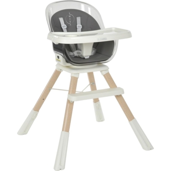 Стульчик для кормления El Camino ME 1104 Twist Gray, серый (25783) - Pampik