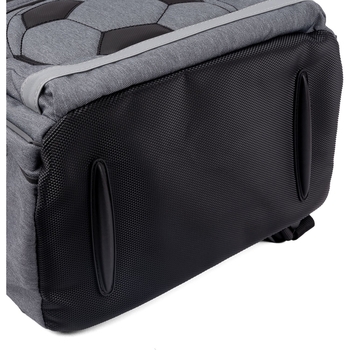 Рюкзак Yes S-87 Football, серый с черным (553877) - Pampik - 5