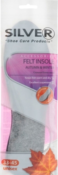 Стельки универсальные Silver, осенне-зимние, с войлоком, 1 пара - Pampik - 3