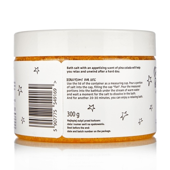 Сіль для ванн HiSkin Crazy Body Pina Colada, 300 г - Pampik - 2