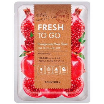 Маска тканевая для лица Tony Moly Fresh To Go Pomegranate Гранат, 25 г - Pampik