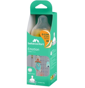 Бутылочка для кормления Bebe Confort Emotion PP Bottle, 270 мл, желтая (3102201980) - Pampik - 3