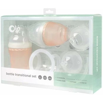Набір дитячих антиколікових пляшечок Olababy GentleBottle рожевий (98005) - Pampik - 2