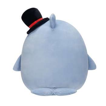 Мягкая игрушка Squishmallows Синий Кит Самир, 30 см (SQVA00873) - Pampik - 3
